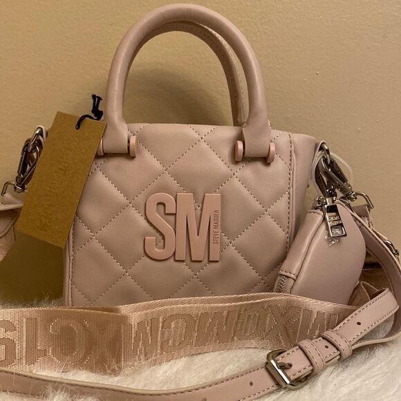 NWT Steve Madden (BBABI) Satchel Crossbody Bag w/Air Pod Case *Limited Edition* - Picture 1 of 10